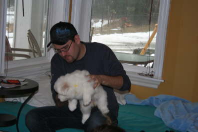 Scott: "OK, let put this puppy carefully down again!"