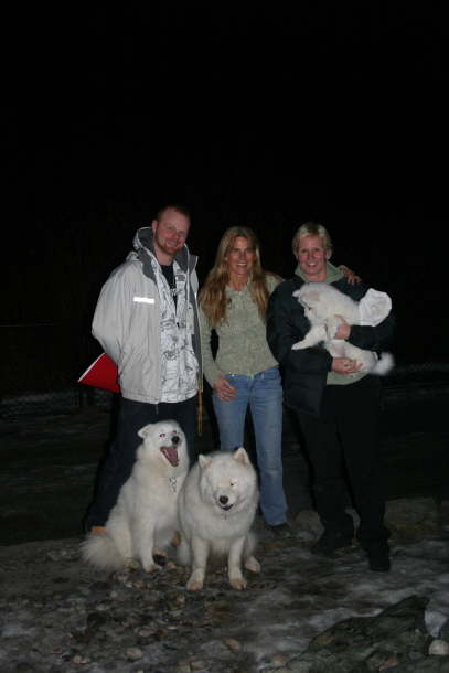 Canim found their new family...Charlie will be a great Daddy and